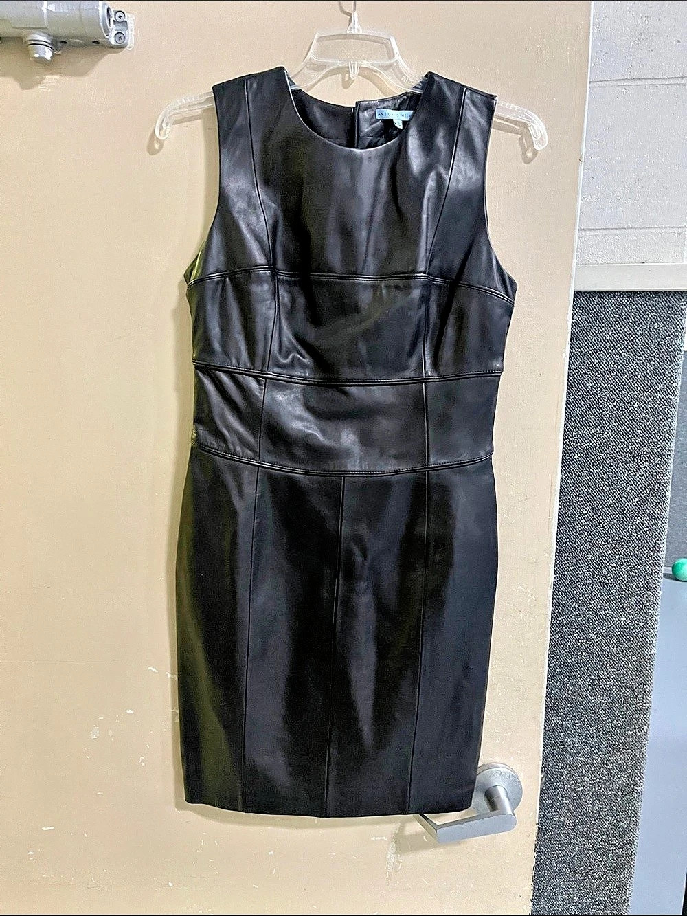 Antonio Melani Leather Dress in Black Like New